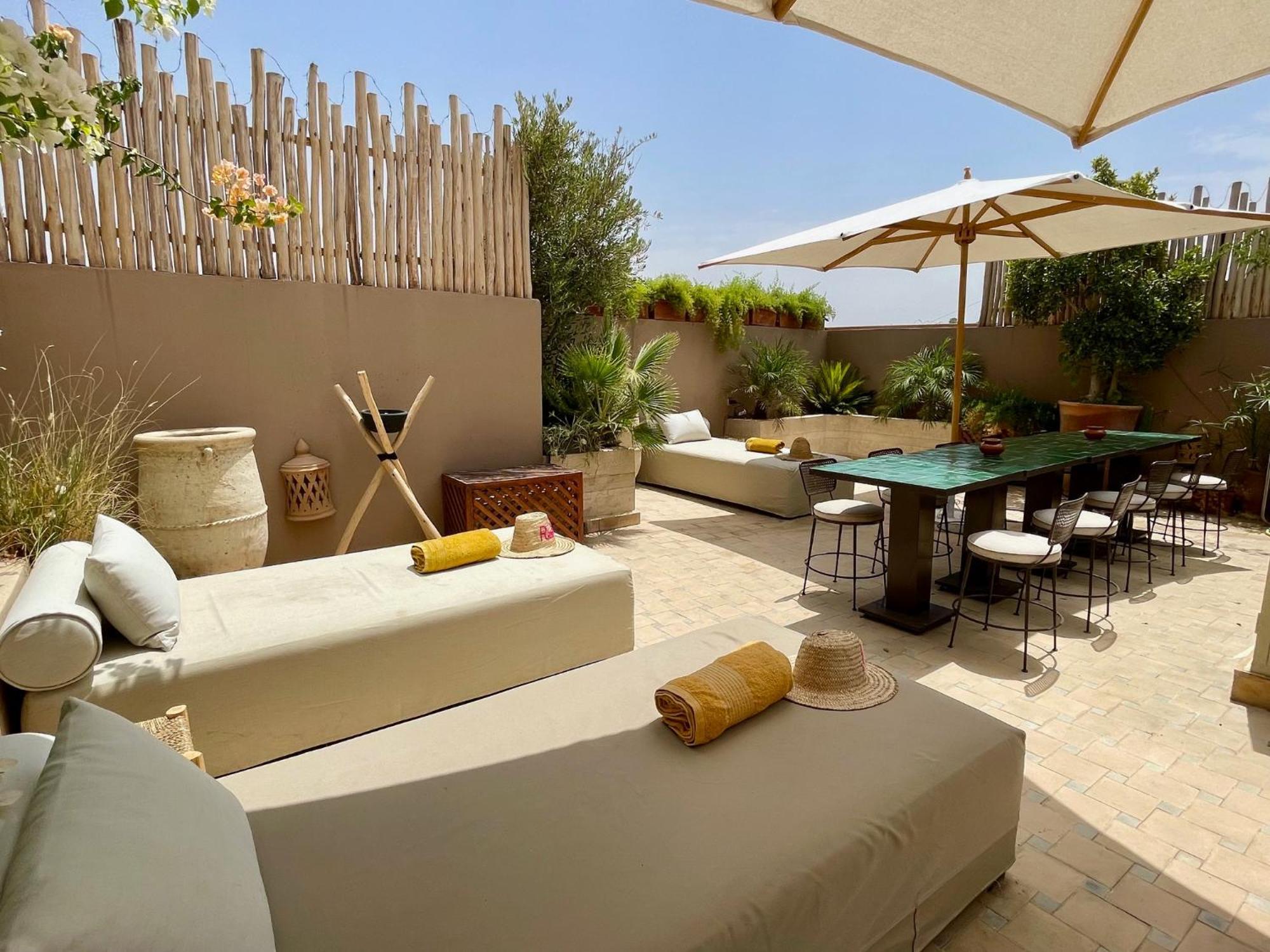 Riad Shanam Location Privative Marrakesh Exteriör bild